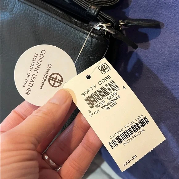 Giani Bernini Leather Crossbody Bag - Picture 5 of 12